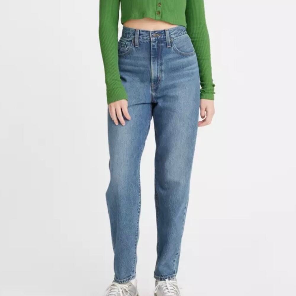 Levi's Medium Wash '90s Style High Loose Tapered Leg Relaxed Jeans Size 26 - Picture 3 of 11